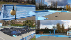 Areál koupaliště Hulín - sdružené snímky