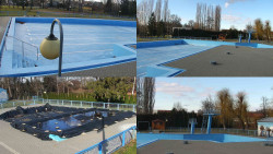 Areál koupaliště Hulín - sdružené snímky