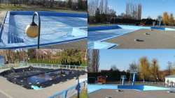 Areál koupaliště Hulín - sdružené snímky