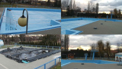 Areál koupaliště Hulín - sdružené snímky