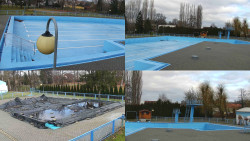 Areál koupaliště Hulín - sdružené snímky