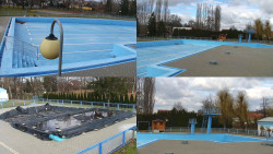 Areál koupaliště Hulín - sdružené snímky