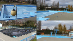 Areál koupaliště Hulín - sdružené snímky