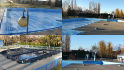 Areál koupaliště Hulín - sdružené snímky