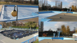 Areál koupaliště Hulín - sdružené snímky