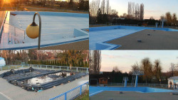 Areál koupaliště Hulín - sdružené snímky