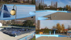 Areál koupaliště Hulín - sdružené snímky