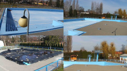 Areál koupaliště Hulín - sdružené snímky