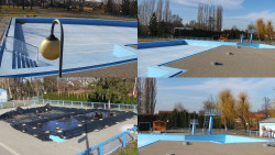 Areál koupaliště Hulín - sdružené snímky