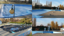 Areál koupaliště Hulín - sdružené snímky