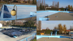 Areál koupaliště Hulín - sdružené snímky