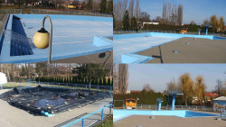 Areál koupaliště Hulín - sdružené snímky