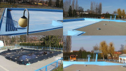 Areál koupaliště Hulín - sdružené snímky