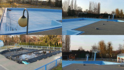 Areál koupaliště Hulín - sdružené snímky