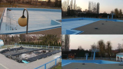 Areál koupaliště Hulín - sdružené snímky