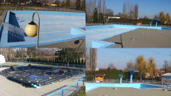 Areál koupaliště Hulín - sdružené snímky