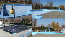 Areál koupaliště Hulín - sdružené snímky