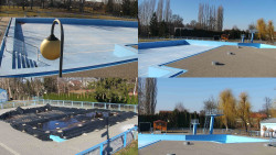 Areál koupaliště Hulín - sdružené snímky