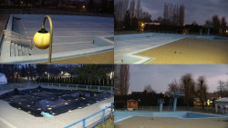 Areál koupaliště Hulín - sdružené snímky