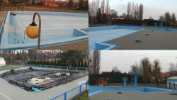 Areál koupaliště Hulín - sdružené snímky