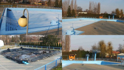 Areál koupaliště Hulín - sdružené snímky