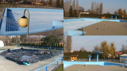 Areál koupaliště Hulín - sdružené snímky