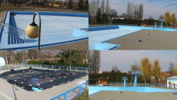 Areál koupaliště Hulín - sdružené snímky