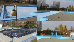 Areál koupaliště Hulín - sdružené snímky