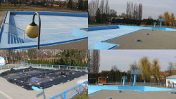 Areál koupaliště Hulín - sdružené snímky