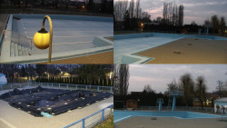 Areál koupaliště Hulín - sdružené snímky