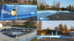 Areál koupaliště Hulín - sdružené snímky