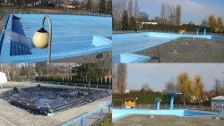 Areál koupaliště Hulín - sdružené snímky