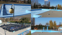 Areál koupaliště Hulín - sdružené snímky