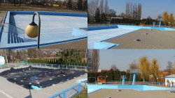 Areál koupaliště Hulín - sdružené snímky