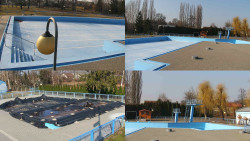 Areál koupaliště Hulín - sdružené snímky