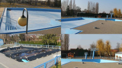 Areál koupaliště Hulín - sdružené snímky