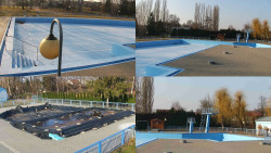 Areál koupaliště Hulín - sdružené snímky