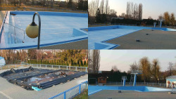 Areál koupaliště Hulín - sdružené snímky