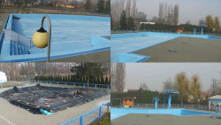 Areál koupaliště Hulín - sdružené snímky