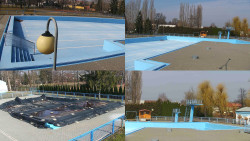 Areál koupaliště Hulín - sdružené snímky