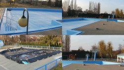 Areál koupaliště Hulín - sdružené snímky