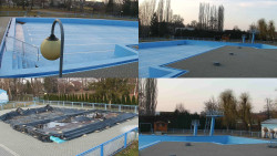 Areál koupaliště Hulín - sdružené snímky