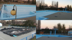 Areál koupaliště Hulín - sdružené snímky