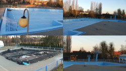 Areál koupaliště Hulín - sdružené snímky