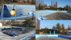 Areál koupaliště Hulín - sdružené snímky