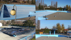 Areál koupaliště Hulín - sdružené snímky