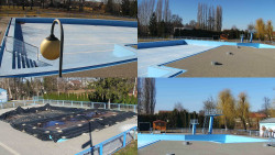 Areál koupaliště Hulín - sdružené snímky