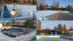 Areál koupaliště Hulín - sdružené snímky