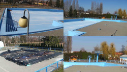 Areál koupaliště Hulín - sdružené snímky