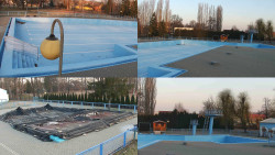 Areál koupaliště Hulín - sdružené snímky